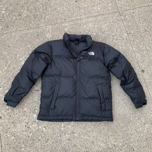 Boys north face down puffer jacket
